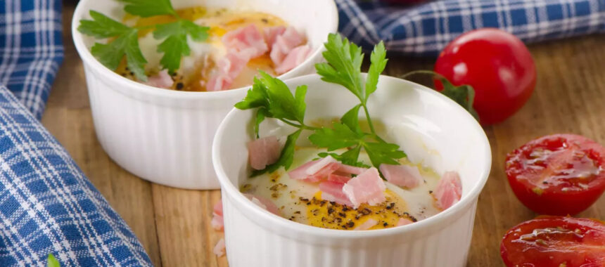 Tartiflette style egg casserole