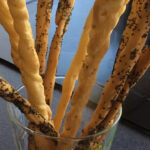 Breadsticks with sesame and poppy seeds