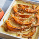 Pumpkin and sweet potato gratin