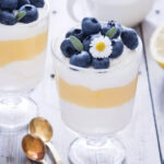 Easy verrine of fruits mixed with yoghurt