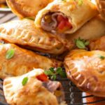 Mini empanadas with peppers and anchovies