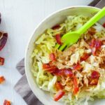 Chinese cabbage salad with dates
