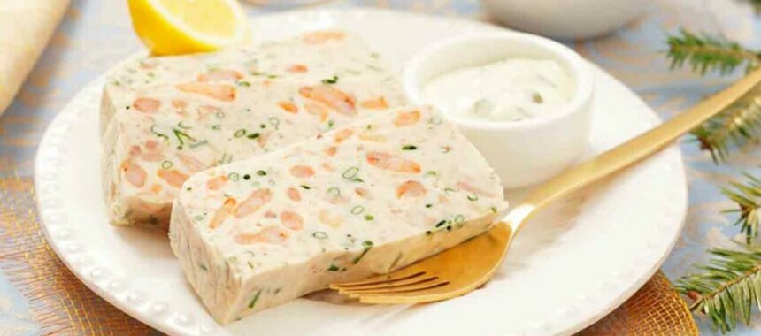 Trout terrine with herbs
