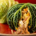 Mini cabbage stuffed with veal