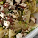 Pasta with Brussels sprouts and hazelnuts