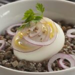 Hard-boiled lentils