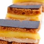 Foie gras, mango and gingerbread mille-feuille