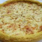Part-baked durum wheat tart with curry and mustard