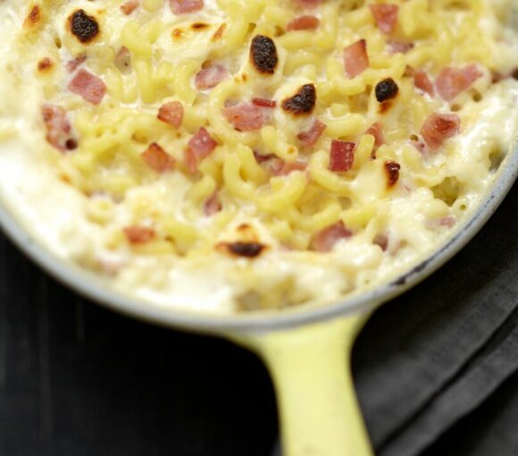 Coquillettes jambon-fromage