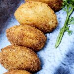 Breaded rice croquettes