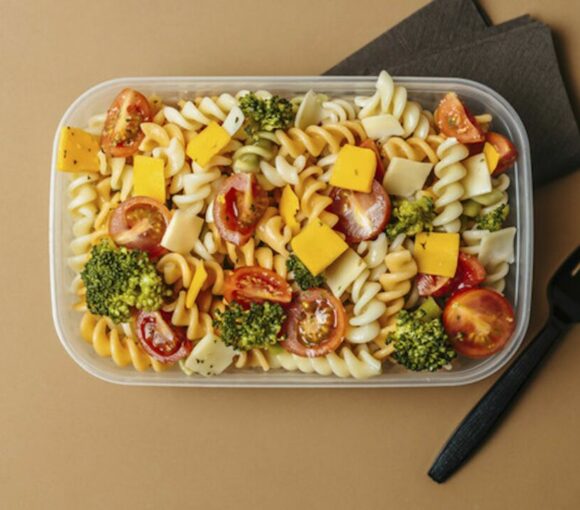 Lunchbox de salade de pâtes