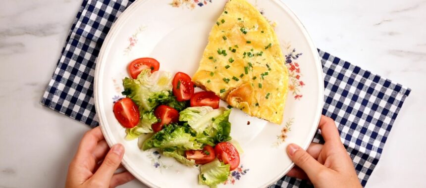 Omelette aux chips