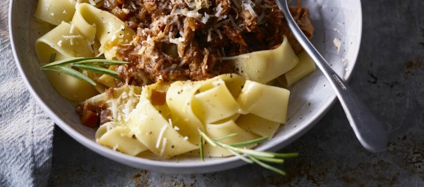 Pappardelle au pulled pork