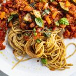 Spaghettis bolognaises végétariennes