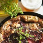 Beet and Goat Cheese Frittata