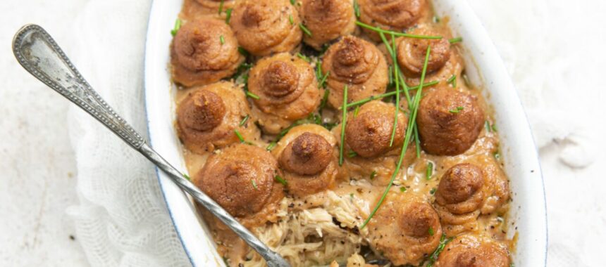 Parmentier of veal and chestnut mashed
