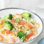 Broccoli and Chickpea Rice