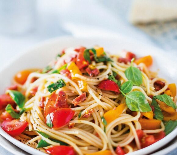 spaghetti au chorizo