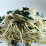 Spaghetti with gorgonzola