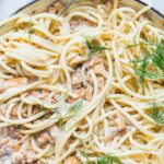Spaghetti with chanterelles