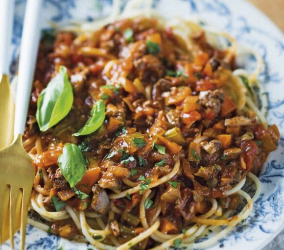Spaghettis bolognaises au poulet