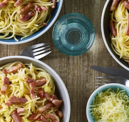 Spaghettis lorrains