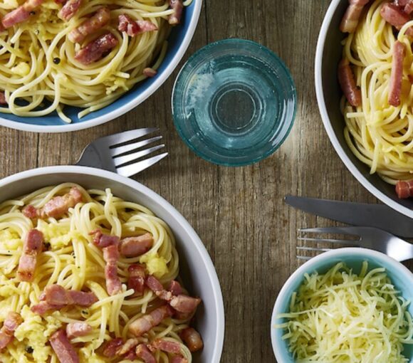 Spaghettis lorrains