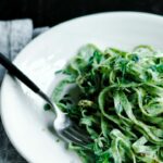 Herb tagliatelle with sorrel butter