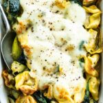 Tortellini aux légumes verts et à la mozzarella