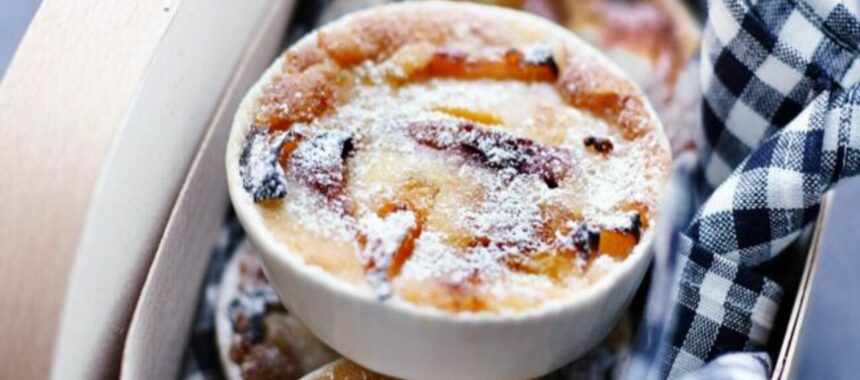 Clafoutis with nectarines
