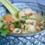 Laksa de crevettes en soupe (Malaisie)