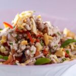 Salade thaï au porc et gingembre