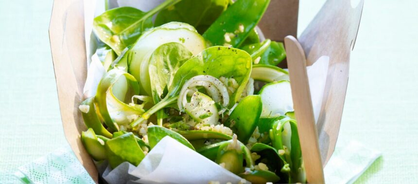Salade verde, vinaigrette au gingembre