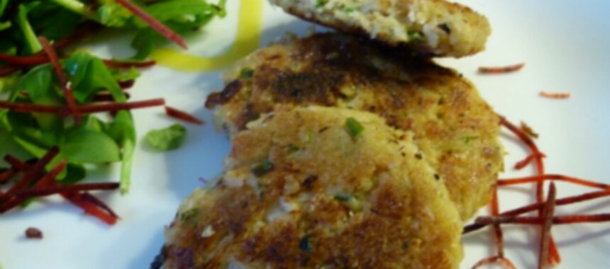 American-style crab cakes