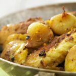Curry de poulet antillais aux bananes