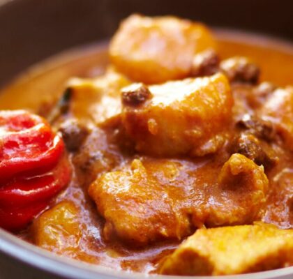 Poulet curry mangue