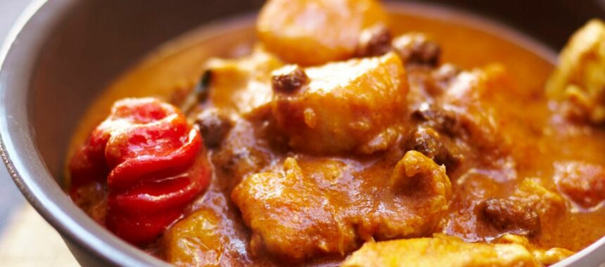Poulet curry mangue