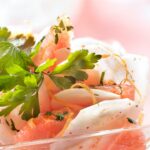 Salade de chou-rave et pamplemousse
