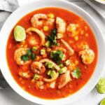Soupe de fruits de mer à la mexicaine
