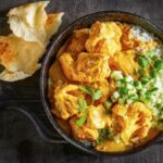 Poulet et chou-fleur au curry korma