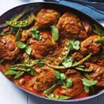 Plateau de cuisson au poulet et au curry