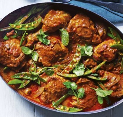 Plateau de cuisson au poulet et au curry
