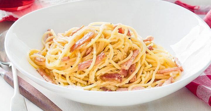 Recette facile de spaghetti carbonara pour deux personnes