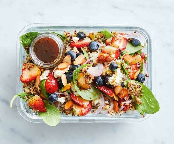 Salade de quinoa fruitée