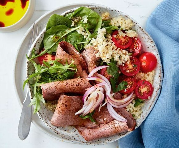 Salade de bœuf et de quinoa
