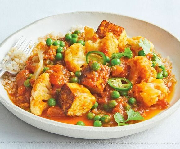 Curry de légumes et de paneer de l'Inde du Nord