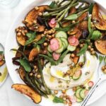 Salade de potiron rôti collant et de figues