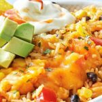 Nachos mexicains végétariens riz frit
