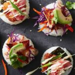 Sushi ouvert végétarien