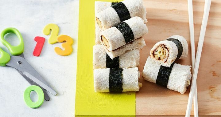 Sandwich sushi au fromage et à la vegemite